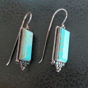 Turquois Sterling Silver Earrings